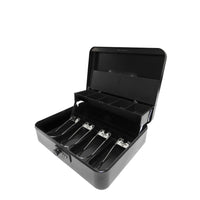 Royal Sovereign Tiered Tray Deluxe Combination Cash Box with Security Cable-Three-digit user programmable combination lock