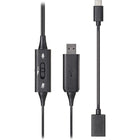 Audio-Technica ATH-102USB Dual-Ear USB Computer Headset - Black-Non-isolating earcups ensure natural-sounding conversations and superior breathability for extended, all-day comfort