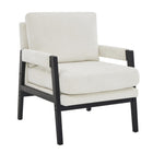 Brassex Hugo Accent Chair - Beige-Modern design aesthetic