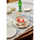Casa Domani Café 12-Piece Dinner Set - Blue-Microwave Safe