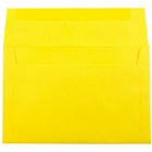 JAM Paper A10 Coloured Invitation Envelopes - 6 x 9.5 - Yellow Recycled - 50 Pack-Colour: Yellow Recycled Paper Envelope