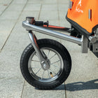 Aosom 2-in-1 Bike Trailer for Kids, Foldable Baby Stroller Carrier - Orange-Five-point safety harness to keep your child strapped in 