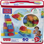 Mega Bloks CYP67 Big Building Bag - Assistant Case-First Blocks in Home Features 60 blocks in 10 shapes and 9 vibrant colours