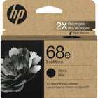 HP 68e EvoMore Original Ink Cartridge -  High Yield - Black -This cartridge works with: HP Envy 6152e, 6155e, 6552e, 6555e, 6558e