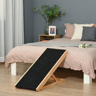 PawHut Foldable Adjustable Large Dog Ramp for Bed and Couch-The height of the ramp is adjustable in four gears, change for each needed situation 