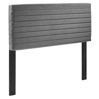 Modway Tranquil Full/Queen Headboard - Grey-Channel Tufted Full/Queen Headboard