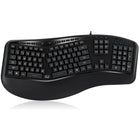 Adesso Ergonomic RGB USB Keyboard - Canadian Bilingual Layout-Wired USB connection for reliable performance