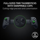 Razer Kishi V3 Pro XL Gaming Controller-Dual mouse click back buttons & claw grip bumpers: 4 Remappable Buttons to Outplay Them All. Enjoy the same ultra-responsive actuation found in our top gaming mice with 2 back buttons built into the controller’s ergonomic handles-topped with 2 claw grip bumpers for even more control