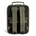 Champs Onyx Leather Compact Backpack - Khaki-14.1 padded laptop sleeve