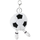 Merangue Soccer Ball Puff Keychain-Easy to attach to bags, backpacks, or keyrings