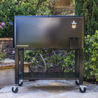 Permasteel 80 Quart Patio Cooler with Removeable Basin - Black-Drain Plug Located on Back