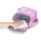 Roots Recycled Lunch Bag  - 5L - Ditzy Floral Pink-Compact Capacity: 5L size perfectly fits meals, utensils, and ice packs without added bulk