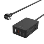 Kopplen 6-in-1 65W PD Charging Station with USB-A USB-C Ports and Outlet-High-Speed Charging: Supports fast charging with up to 65W power delivery via USB-C, ideal for quickly powering laptops and tablets