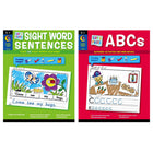 Creative Teaching Press Cut And Paste Letters And Sight Words 2-Book Set-Develop early literacy skills and master over 100 sight words with the hands-on activities in this Cut and Paste Letters and Sight Words 2-Book Set.