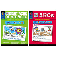 Creative Teaching Press Cut And Paste Letters And Sight Words 2-Book Set-Develop early literacy skills and master over 100 sight words with the hands-on activities in this Cut and Paste Letters and Sight Words 2-Book Set.