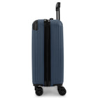 Swiss Mobility JFK Collection 21.75" Hardside Carry-on - Blue-Lined interior with dividing panel, practical pockets, and tightening straps to keep content organized and in place