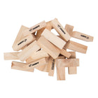 Triumph Fun Size Tumble Wooden Blocks-54 PIECE SET - Set includes 54 wooden blocks each measuring 6" L x 2" W x 1.25" H