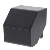 Bostitch Office Konnect Storage Bin with Removable Lid - 2 Modular Dividers - Black-Desktop organizer cup ideal for holding pens, pencils, clips, tacks and other small personal items (not included)