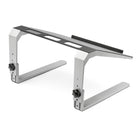 Startech Heavy Duty Adjustable Laptop Stand - Black/Silver-Height adjustable with three settings, raising the legs: 7.3”, 8.3”, or 9.3” (18.5 cm, 21 cm, or 23.5 cm)