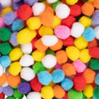 READY 2 LEARN Pom Poms - Assorted Colors - 3 Packs of 240-Non-toxic & kid-friendly: These Pom Poms are made with non-toxic polypropylene material. They're soft and brightly colored, which makes them perfect for little crafters.