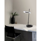 Dainolite Finley Modern Desk Lamp - Matte Black-6ft Cord provides ample reach