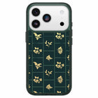 OtterBox Symmetry Clear Compatible with MagSafe Case with Camera Control for iPhone 17 Pro - Golden Bloom Green-Integrated technology designed to support seamless interaction with Camera Control