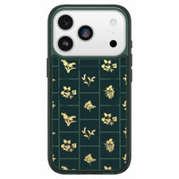 OtterBox Symmetry Clear Compatible with MagSafe Case with Camera Control for iPhone 17 Pro - Golden Bloom Green-Integrated technology designed to support seamless interaction with Camera Control