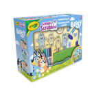 Crayola Bluey Scribble Scrubbie Poolside Playset - 4 Bluey Characters-Grow your collection: additional expansion packs and tub sets sold separately