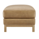 Modway Roscoe Vegan Leather Ottoman - Toast-Assembly Required