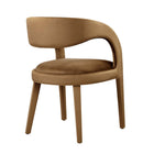 Modway Pinnacle Performance Velvet Dining Chair - Brown - 2 Pack-8