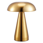 Xtricity Cremini Portable LED Metal Table Touch Lamp - Gold-All-metal construction for durability and a premium finish