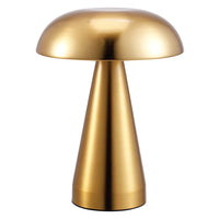 Xtricity Cremini Portable LED Metal Table Touch Lamp - Gold-All-metal construction for durability and a premium finish