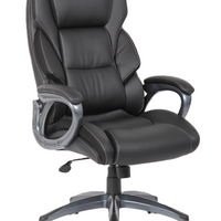 Nicer Interior Summit High Back Executive Chair-High-back design with integrated headrest for enhanced upper body support