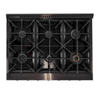 Kucht 36" KEG Series Pro Style Gas Range - Gemstone -Convertible to liquid propane