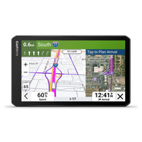 Garmin dēzl OTR720 7-in Display GPS Truck Navigator - Black-7-inch touchscreen offers a bright, crisp, high-resolution display for easy in-cab viewing