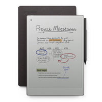 reMarkable Paper Pro Tablet Bundle with Marker Plus and Book Folio Cover - Basalt-With up to two weeks of battery life and 90 days of standby time, reMarkable Paper Pro is always ready to come out of your bag and get to work