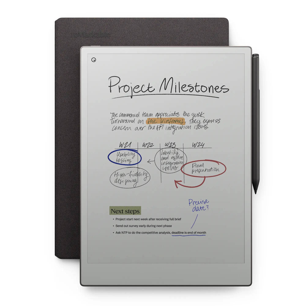 reMarkable Paper Pro Tablet Bundle with Marker Plus and Book Folio