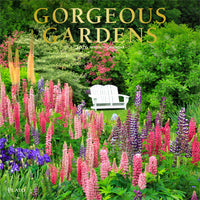 Plato 2026 Gorgeous Gardens Monthly Hanging Wall Calendar - 12" W x 24" H  - English-Photography - Enjoy stunning, full-color photographs or artwork every single month
