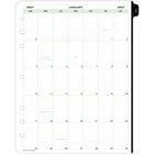 Day-Timer 2027 Original Daily Planner Refill Folio Size - 11" x 8-1/2" - English-12 months tabbed: January 2027 - December 2027
