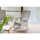 Suncast Rocking Chair with Storage - Dove Grey/Ice Cube-Unique 7 gallons of storage in seat design.