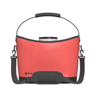 RovR KeepR Beverage Tote Caddy with Ice Bucket and Shoulder Strap - Coral-Vacuum-insulated IceR bucket with lid keeps up to 3.5 lbs of ice for up to 48 hours
