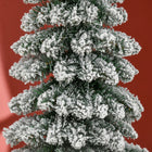 HOMCOM 6' Pencil Artificial Christmas Tree with Realistic Branches - Green-Flame retardant branches are unlikely to catch fire or cause serious household damage 