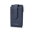 Champs Iconic Yoga Cardholder - Navy-Front Snap closure