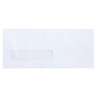 Staples Window Envelopes - FSC Certified - #10 - Open Side - 24lb White Wove 4-1/8" x 9-1/2" - Box of 500-#10 Window Envelopes