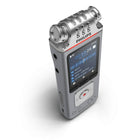 Philips VoiceTracer DVT4115 Digital Stereo Voice Recorder - Silver/Chrome-8 GB internal memory for up to 88 days of recording