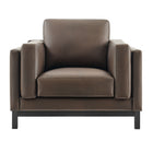 Modway Roscoe Vegan Leather Armchair - Espresso-8