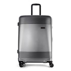 Bugatti Nashville 25.6" Hardside Check-in Luggage - Charcoal-Charcoal and recycled PET (Polyethylene Terephthalate)