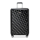 Ricardo Beverly Hills Melrose 26" Hardside Check-in Luggage - Medium - Upright - Black-Durable polycarbonate alloy exterior: Helps protect belongings from bumps, scratches, and the wear and tear of travel while maintaining a sleek hardside look