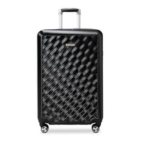Ricardo Beverly Hills Melrose 26" Hardside Check-in Luggage - Medium - Upright - Black-Durable polycarbonate alloy exterior: Helps protect belongings from bumps, scratches, and the wear and tear of travel while maintaining a sleek hardside look