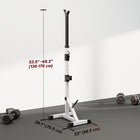 Soozier 2-Piece Barbell Rack-Sturdy and durable steel stand with the max load of 440 lb.(200kg) 